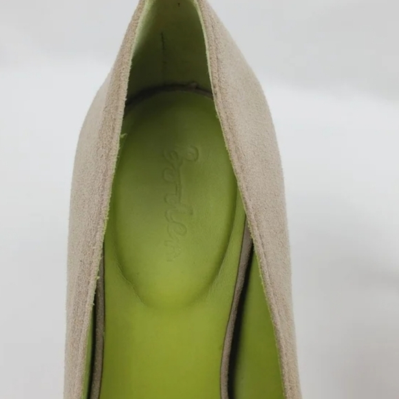 Boden Real Leather Taupe Heel Pumps Size 38/8 - Picture 5 of 10